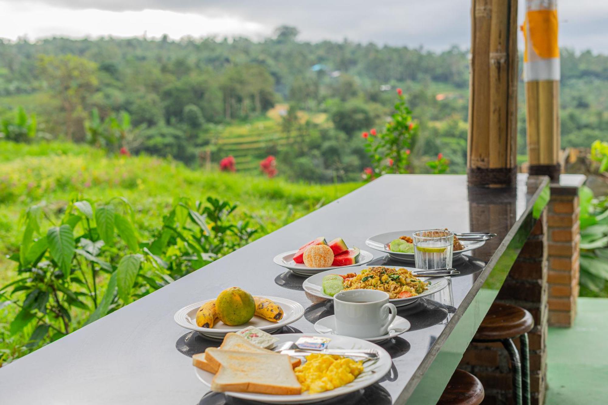 Santya Loka Lodge & Twin Waterfall Desa Desa Jatiluwih Exteriör bild